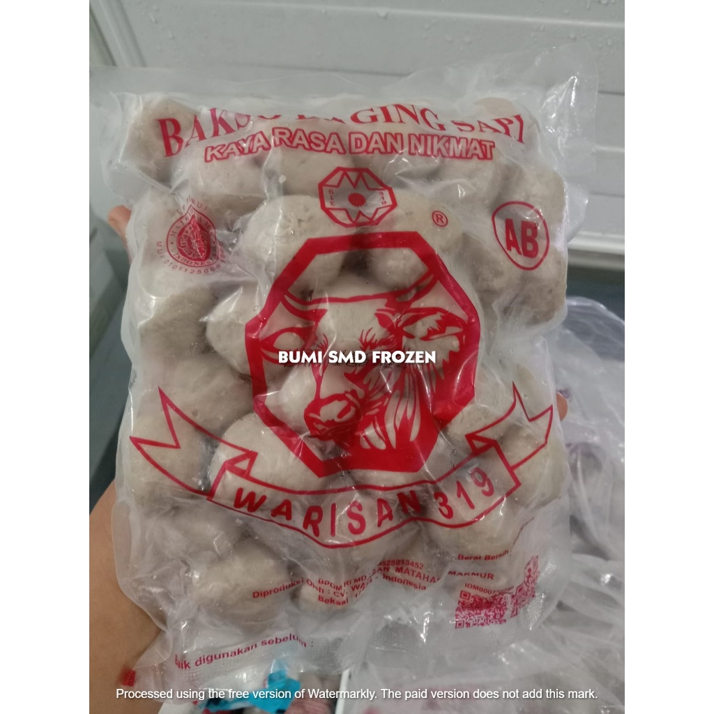 

Bakso Warisan 319 AB 25 isi 25 pcs