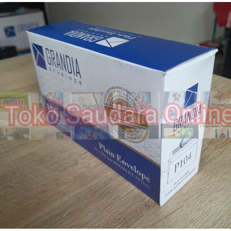 

Paket Amplop Surat Grandia 3 Pak Isi 300pcs Amplop Original Grandia Amplop Murah Berkualitas