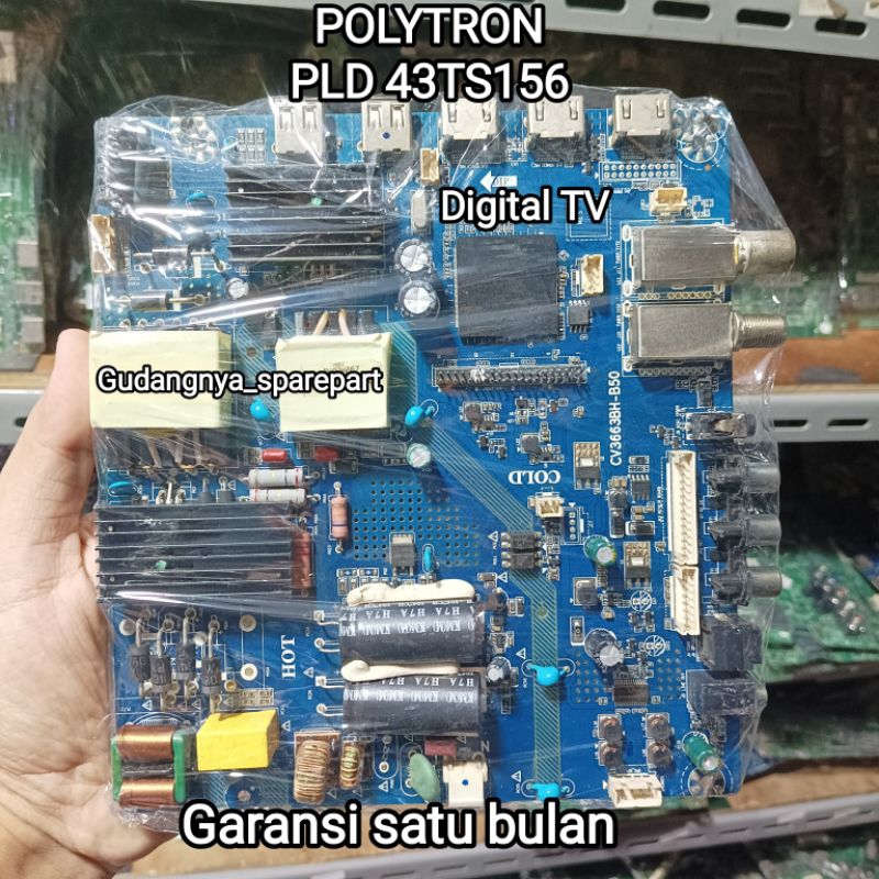 Mb POLYTRON PLD 43TS156 PLD43TS156 mainboard mobo modul mesin tv motherboard
