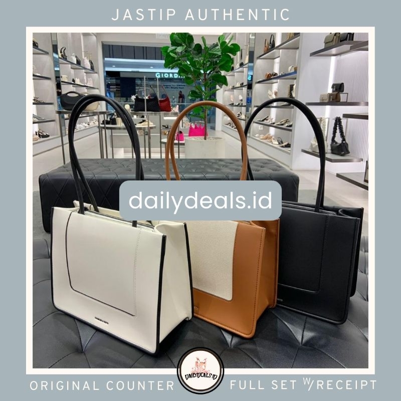 #2-31200033-1 Daylla Tote - Jast[p] CK ORIGINAL COUNTER BAG TAS CANVAS LARGE STORE AUTHENTIC ASLI MA
