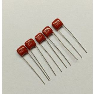 Kapasitor 104 100Volt Film Capacitor 100nF 100V 104 100 nF 0.1uF 100 V Polyester Film Capacitor 0,1 