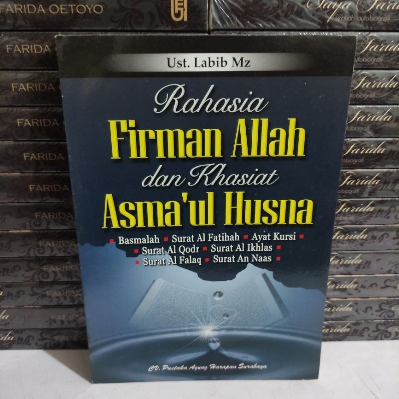 BUKU MURAH : RAHASIA FIRMAN ALLAH DAN KHASIAT ASMA'UL HUSNA