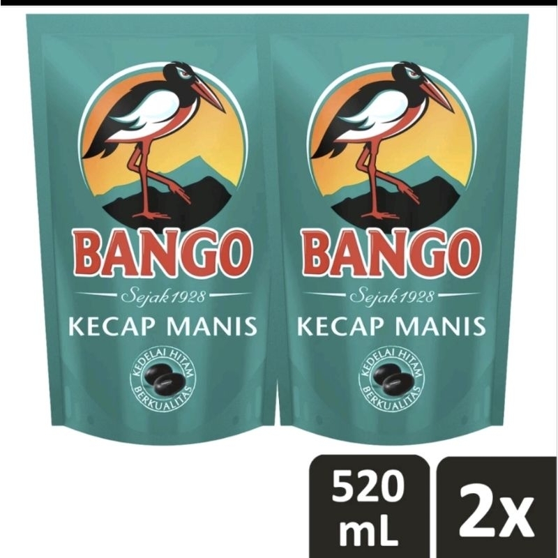

TERMURAH!!! Kecap Manis Bango 520ml 2 pack EXP Desember 2025