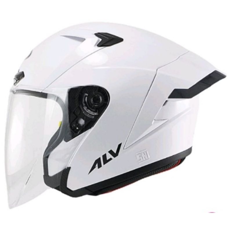 HELM ALV ULTRON PRO HALF FACE VISOR/KACA BENING/CLEAR ORIGINAL SNI