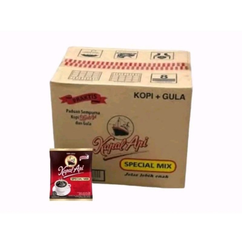 

Kopi Kapal Api Special Mix isi 120 Bungkus 1 Dus Coffee Gula