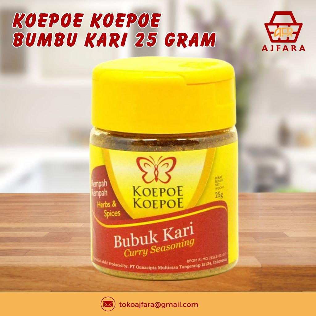 

Koepoe Koepoe Bumbu Kari 25 gram