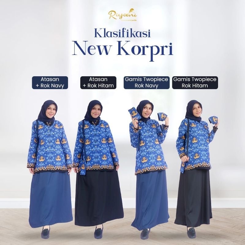 NEW KORPRI by RIYANI GAMIS KORPRI SERAGAM GURU KORPRI TERBARU