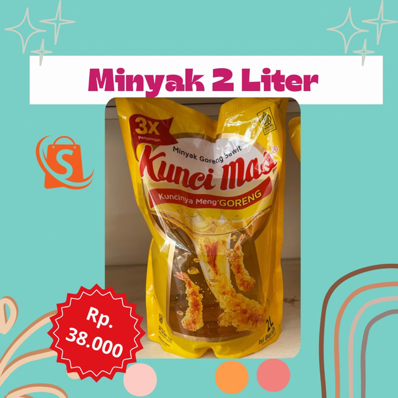 

Minyak Goreng Kunci mas 2L