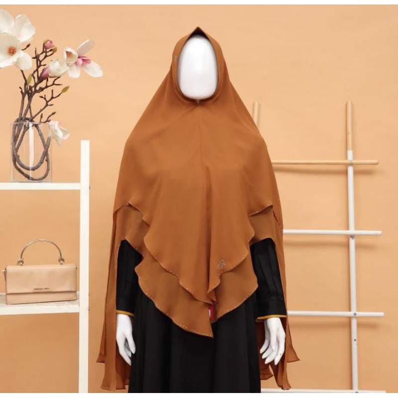Khimar Sifon Arab dewasa/Khimar wanita dewasa