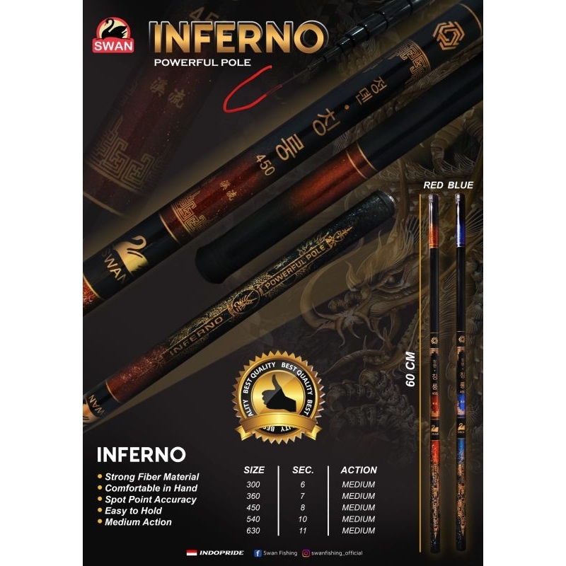 JORAN POLE/TEGEK SWAN INFERNO 540CM