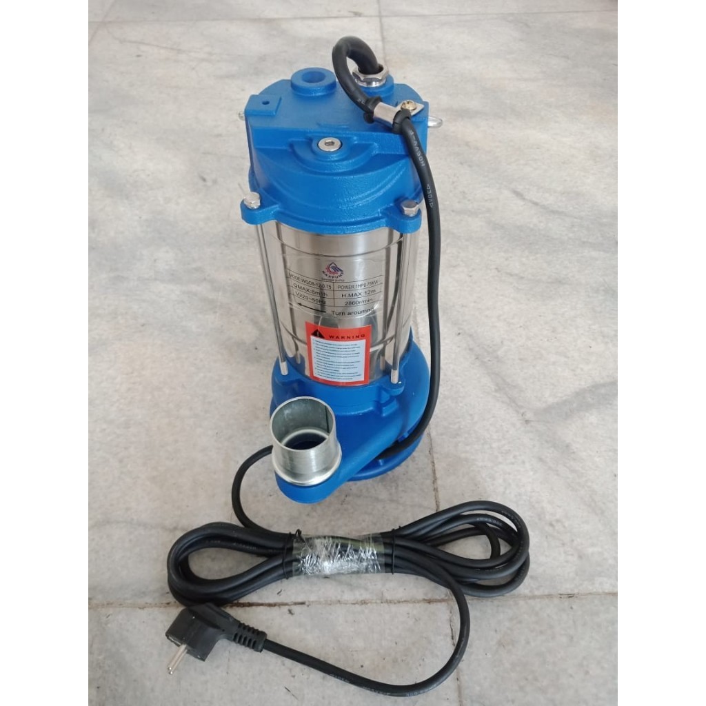 Pompa Celup Air Kotor Stainless Submersible Pump 2inch 2.5hp