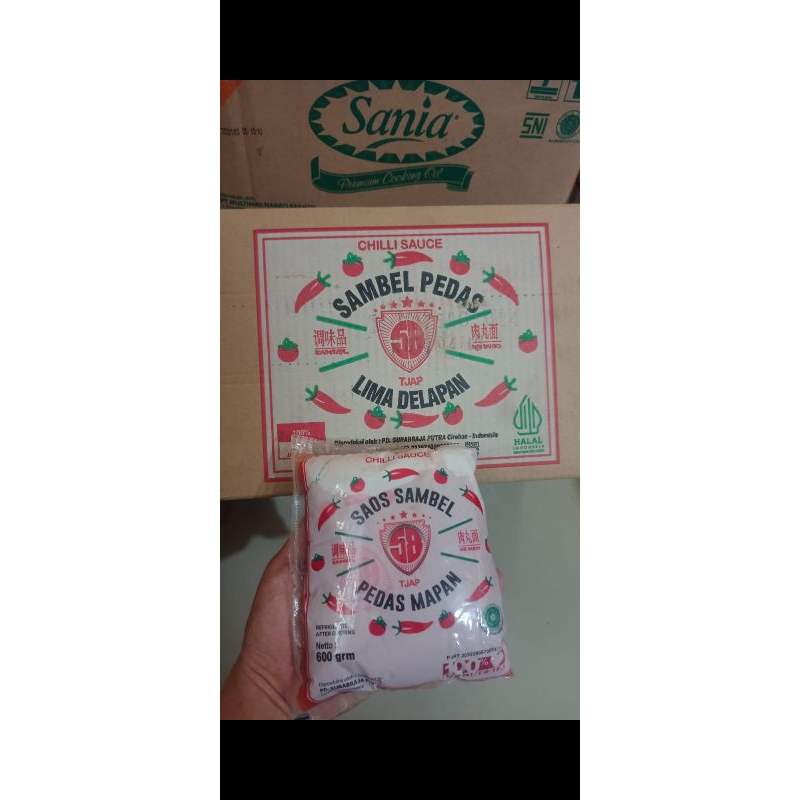 

saos sambal pedas mapan dus