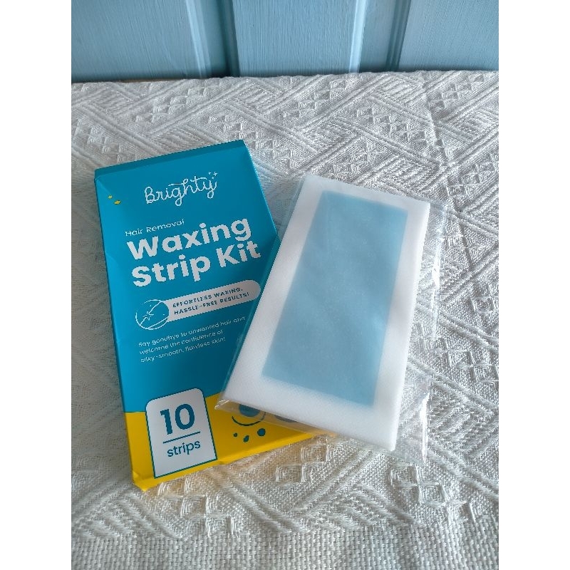 Brighty waxing strip kit (preloved)