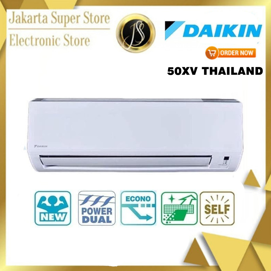 DAIKIN FTC50NV14 / FTC 50 NV AC SPLIT STANDARD PUTIH 2 PK