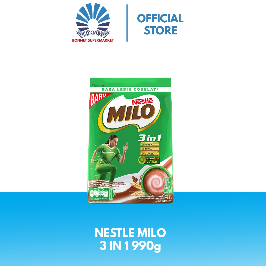 

Nestle Milo 3in1 990g 8992696420472