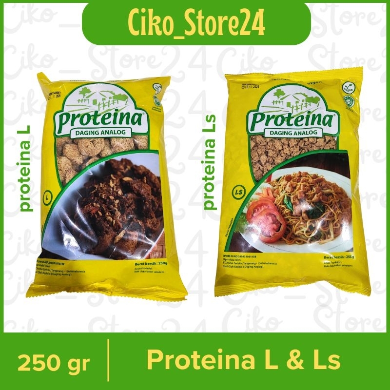 

Proteina L dan Ls 250gr | Proteina L | Proteina LS | Proteina Ls | Daging Analog | Proteina 250gr