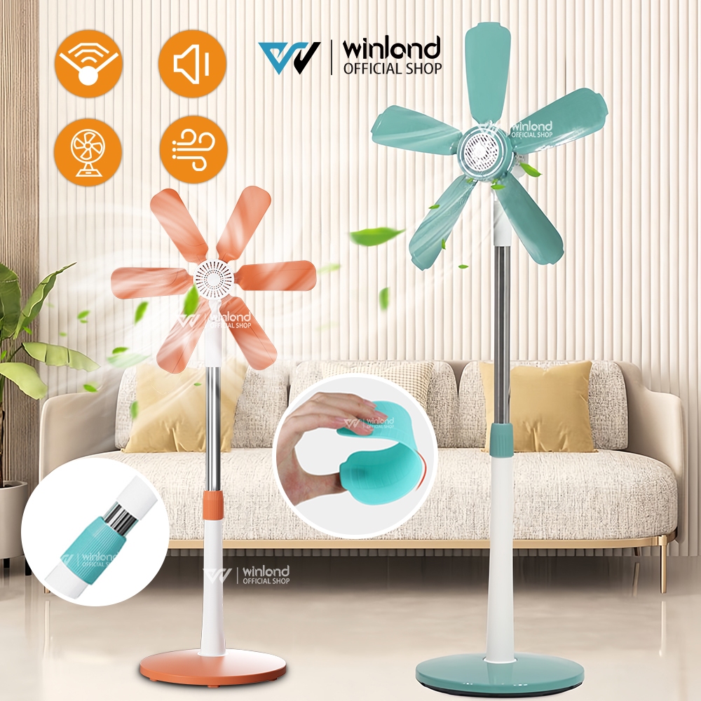 [COD]Winland Kipas Angin Berdiri Listrik Stand Fan Elektric Kipas Angin Premium