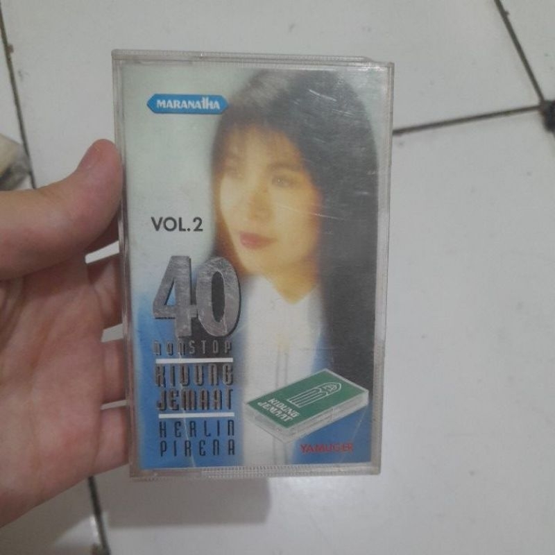 Kaset Pita Vol.2 40 Nonstop Kidung Jemaat Herlin Pirena By: Maranatha Kaset Pita Lagu Rohani jadul Y