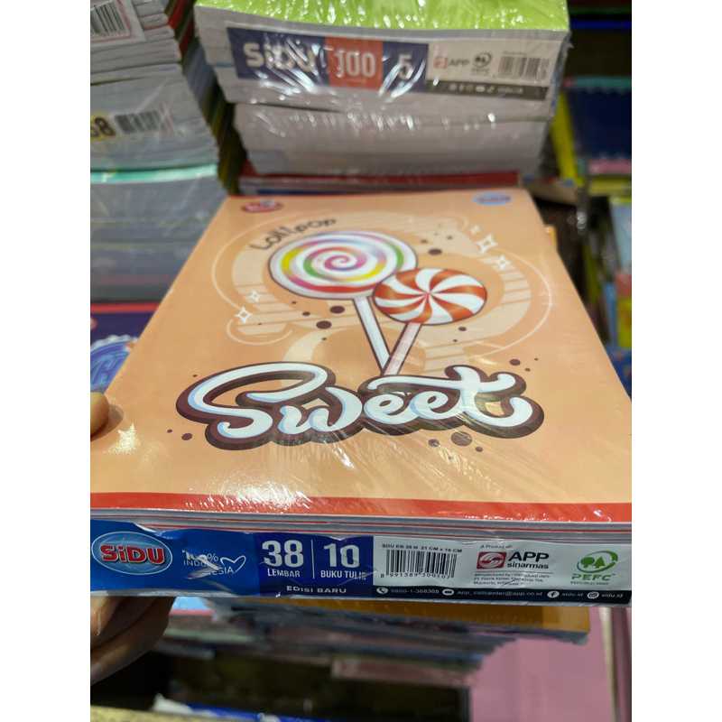 

T e r m u r a h - SiDU 38 lembar isi 10 buku (/pak)