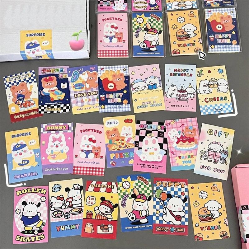 

[20pcs] Sticker Cute Seal Box/ Stiker Label Serbaguna Paket/ Tempelan Deco Hias Buku Jurnal Catatan