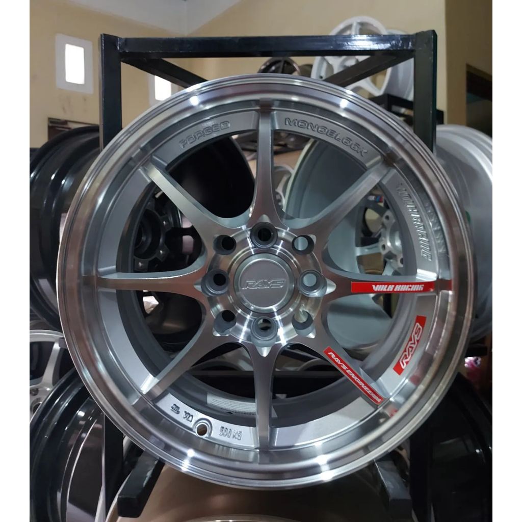 velg rays ce28 R15 pcd 4x100/114 lebar 6.5 velg mobil ring 15 brio,calya,sigra,avanza