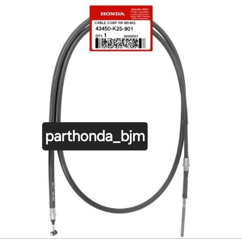 43450-K25-901 KABEL REM BELAKANG BEAT FI 2013 43450K25901