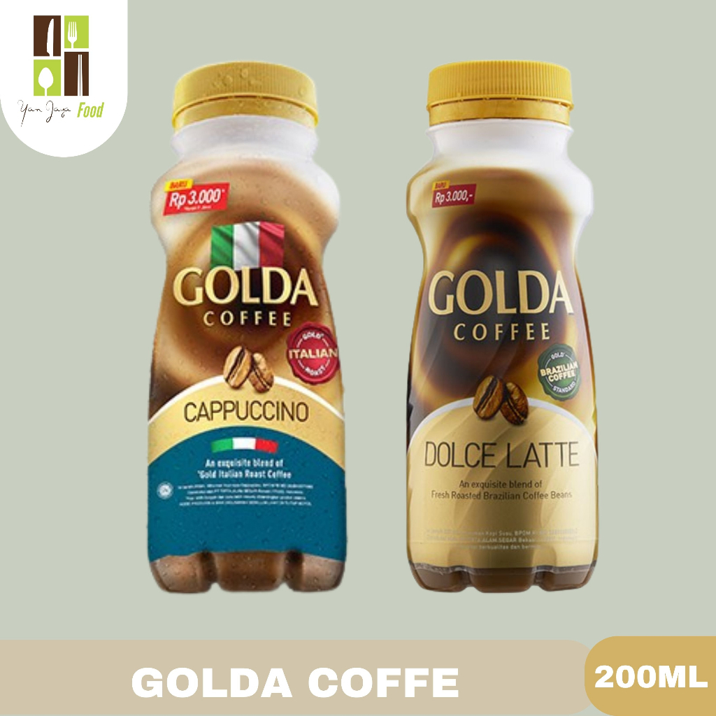 

Golda Coffee Kemasan 200 mL - Capucinno - Dolce Latte - Kopi Siap Minum