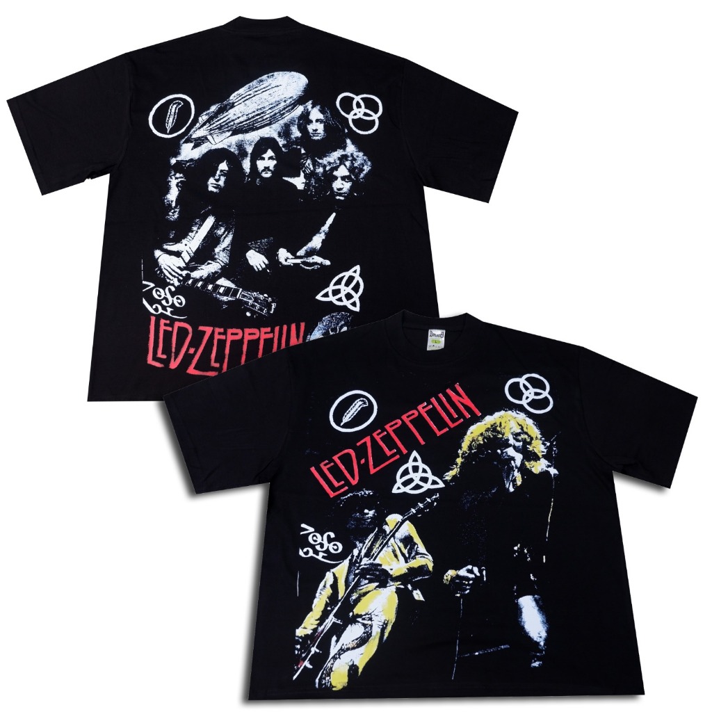 VONSEEY LED ZEPPELIN MUSIC KAOS OVERSIZE