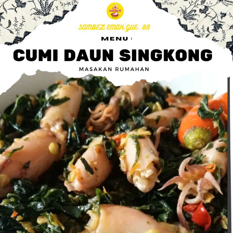 

CUMI DAUN SINGKONG /PORSI 500Ml