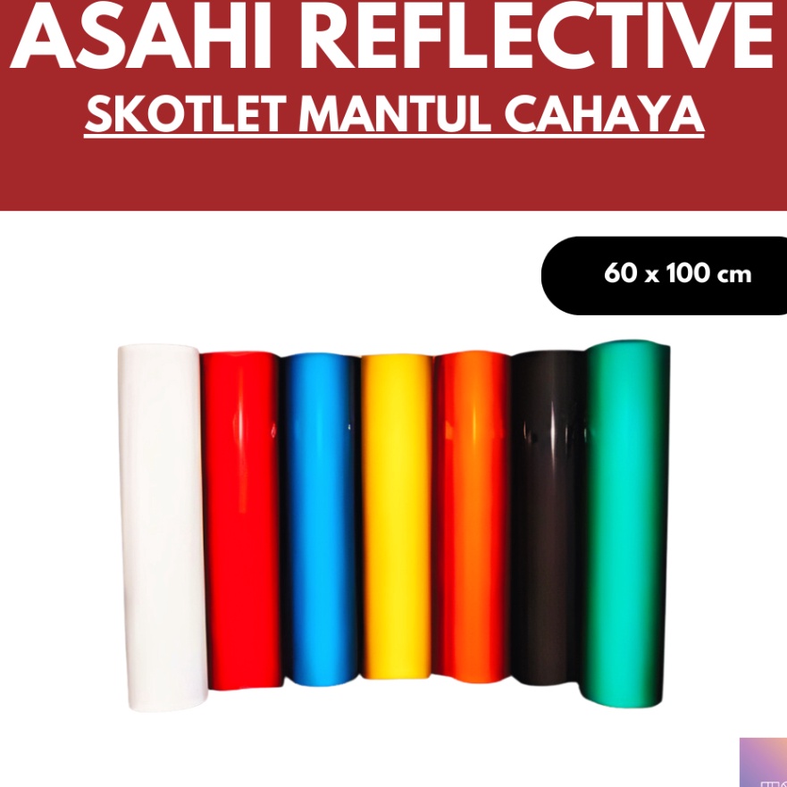BestSeller Stiker Asahi Skotlet  Scotlight  Reflektif