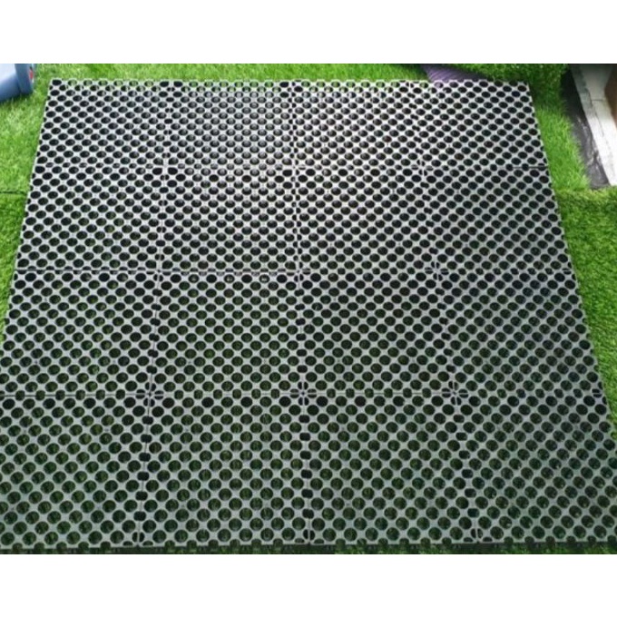 Wow DRAINASE RUMPUT SINTETIS UKURAN 1X1 CM TEBAL 3 CM  ALAS RUMPUT SINTETIS  RESAPAN RUMPUT SINTETIS