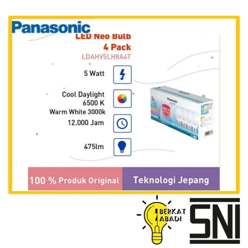 Panasonic LED 5 Watt Paket Neo