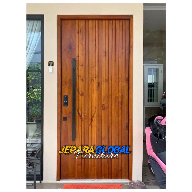 Kusen Pintu Rumah Minimalis Jati Salur jati Tua - pintu rumah minimalis jati solid - kusen jati - pi