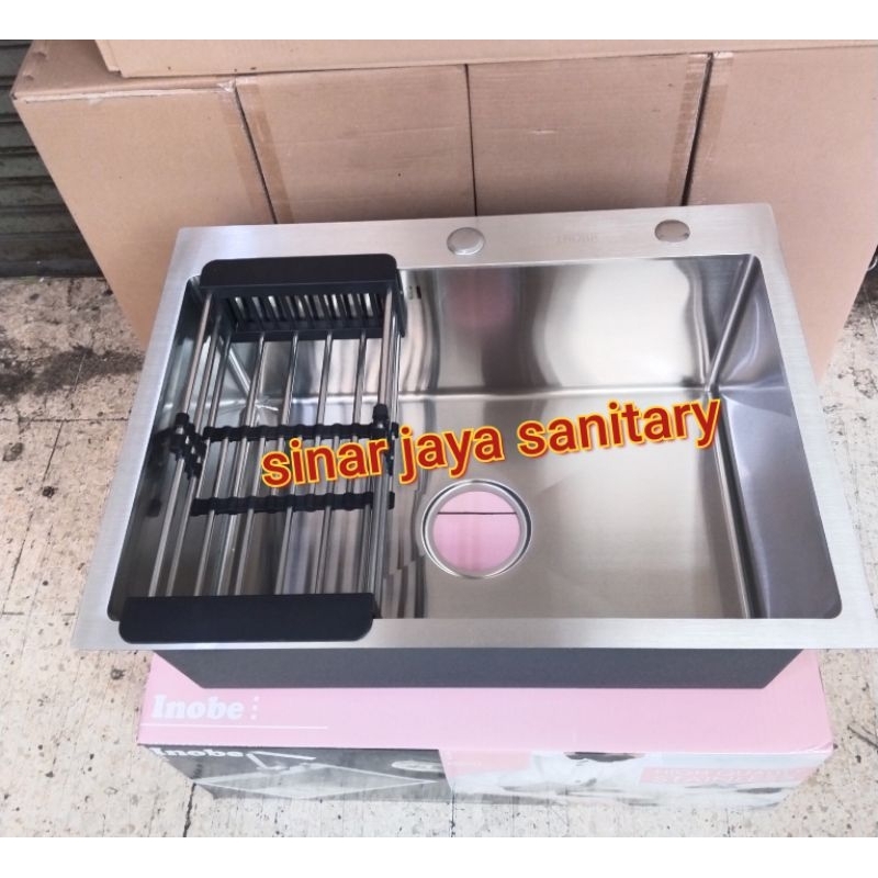 Kitchen sink ORIGINAL inobe 6045 stainless / Sink inobe 6045 stainless / inobe