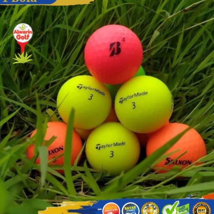 Serba Murah  Bola Golf Warna Doff Dop Mix Campur Grade A Golf Ball Original Second Bekas Murah