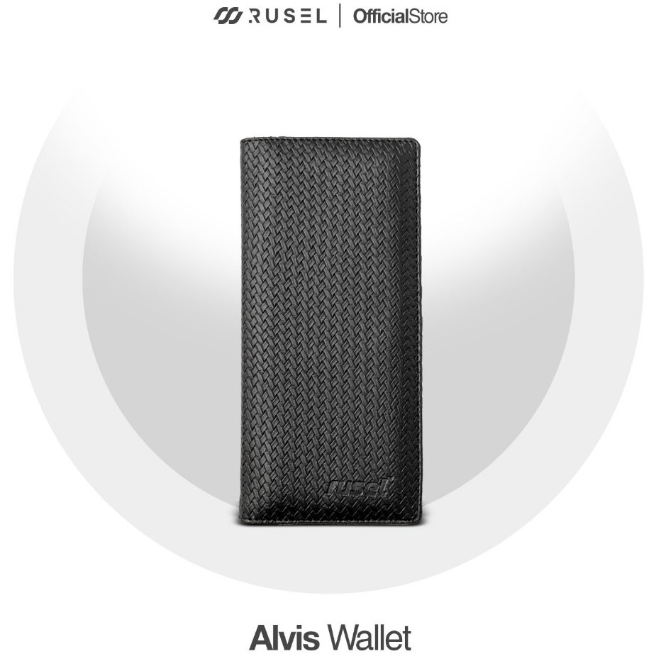 Super RUSEL CO  Wallet Ais Dompet Panjang Pria Dompet Kulit Pria Wanita Dompet Bahan Kulit PU Leathe