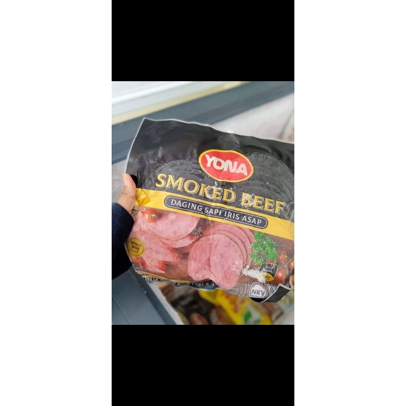 

yona smoked beef 500gr daging sapi asap