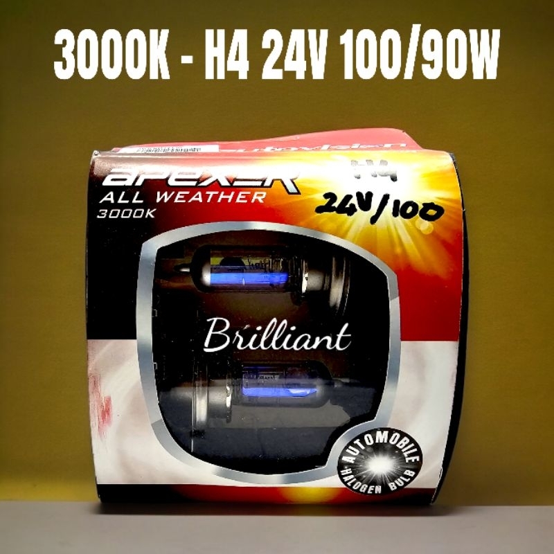 AUTOVISION - Lampu Halogen Xenon Yellow 3000K - H4 H7 H11