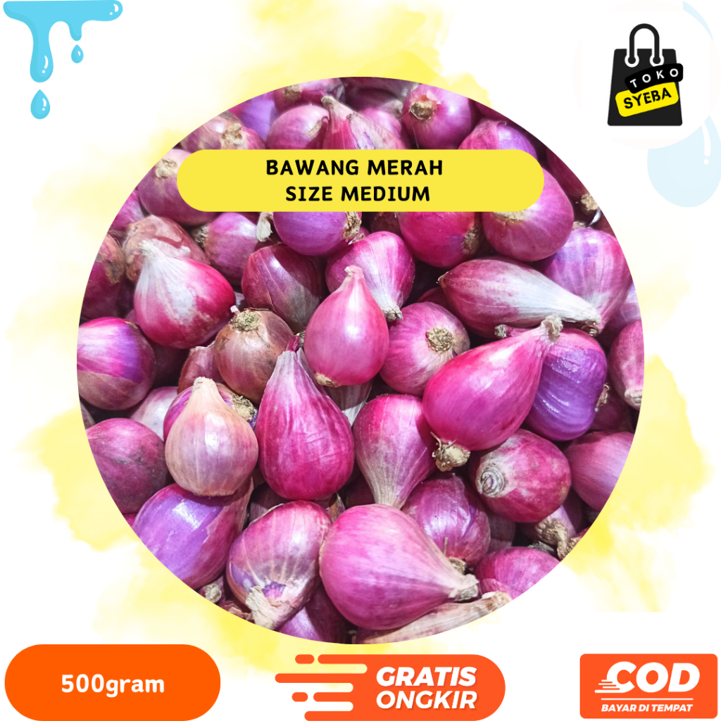 

Bawang Merah Kering ukuran Sedang 250gram/500gram