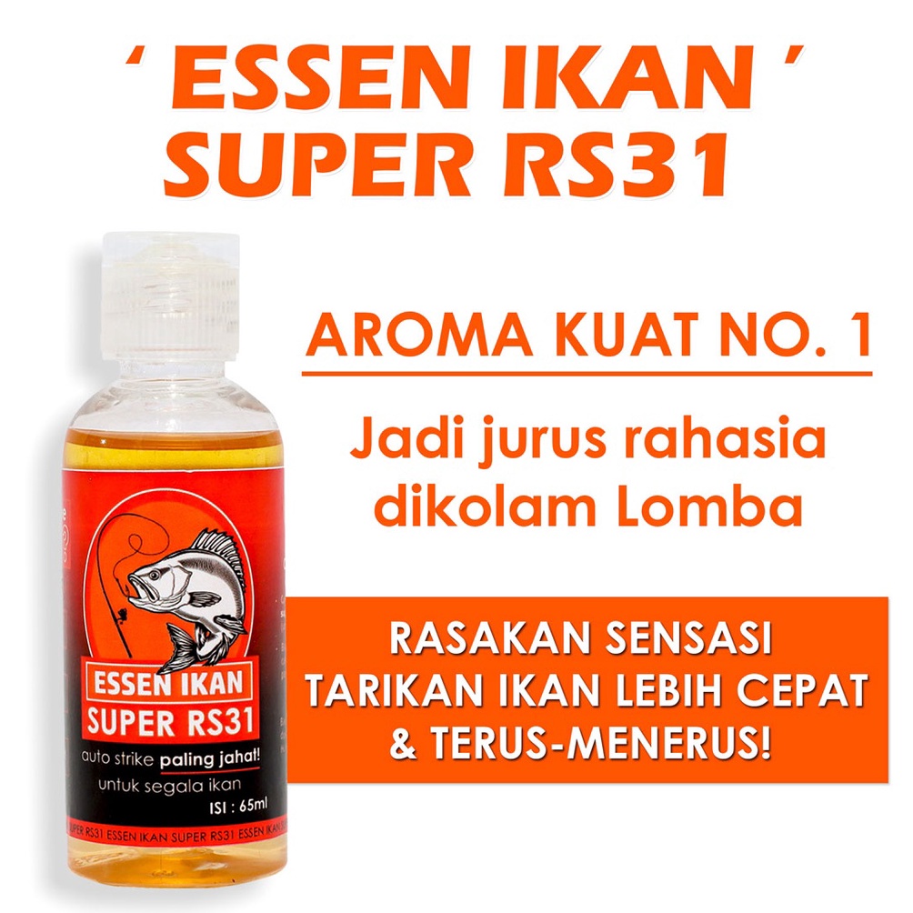 New Deal RS31 Essen Ikan Super  Essence Pancing Aroma Gurih  Amis Untuk Babon Ikan Mas Lele Tombro B