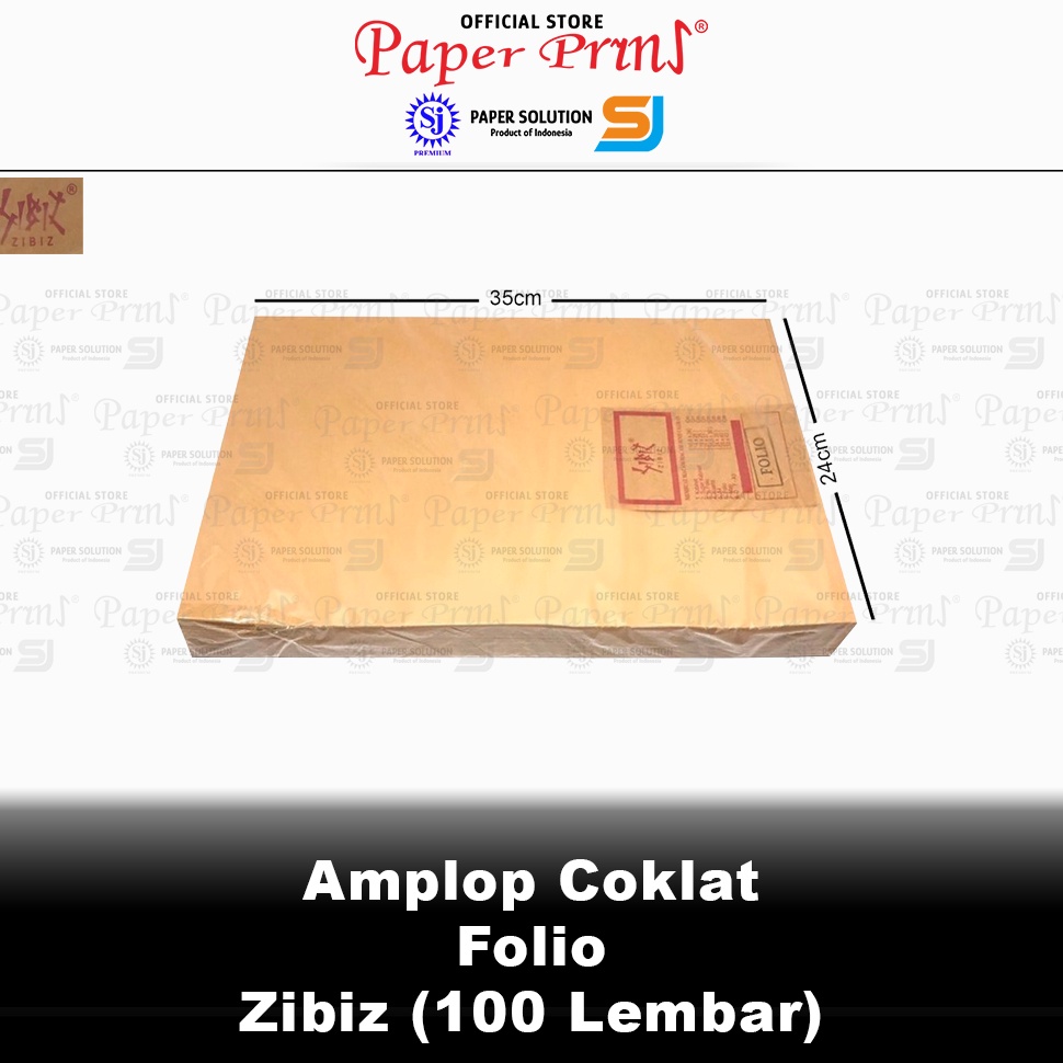 

Amplop Coklat Folio Zibiz 1 Pack isi 1 Lembar u H2N2