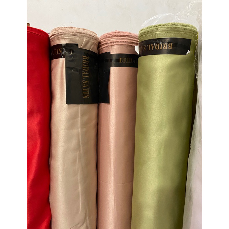 KODE R32U Satin BridalKain Gaun Pengantin Premium High Quality