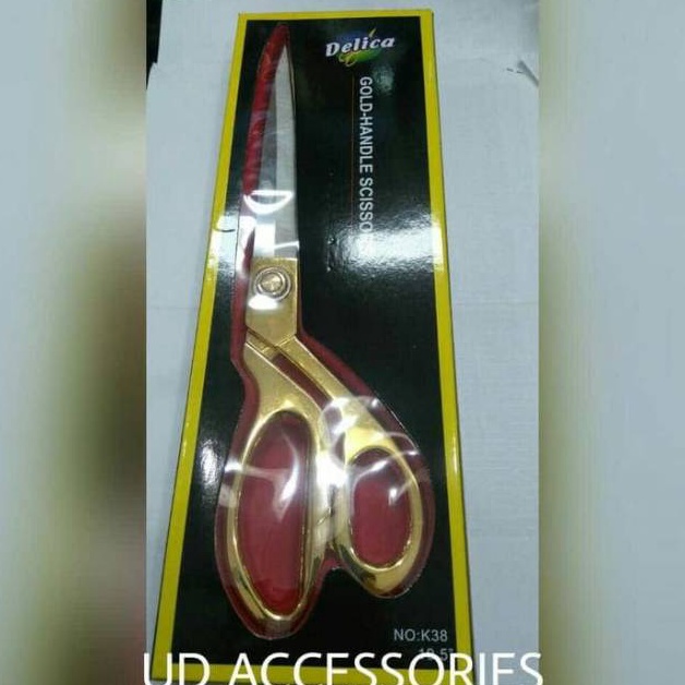 

Gunting kain delica k38 pegangan mas g P1D6