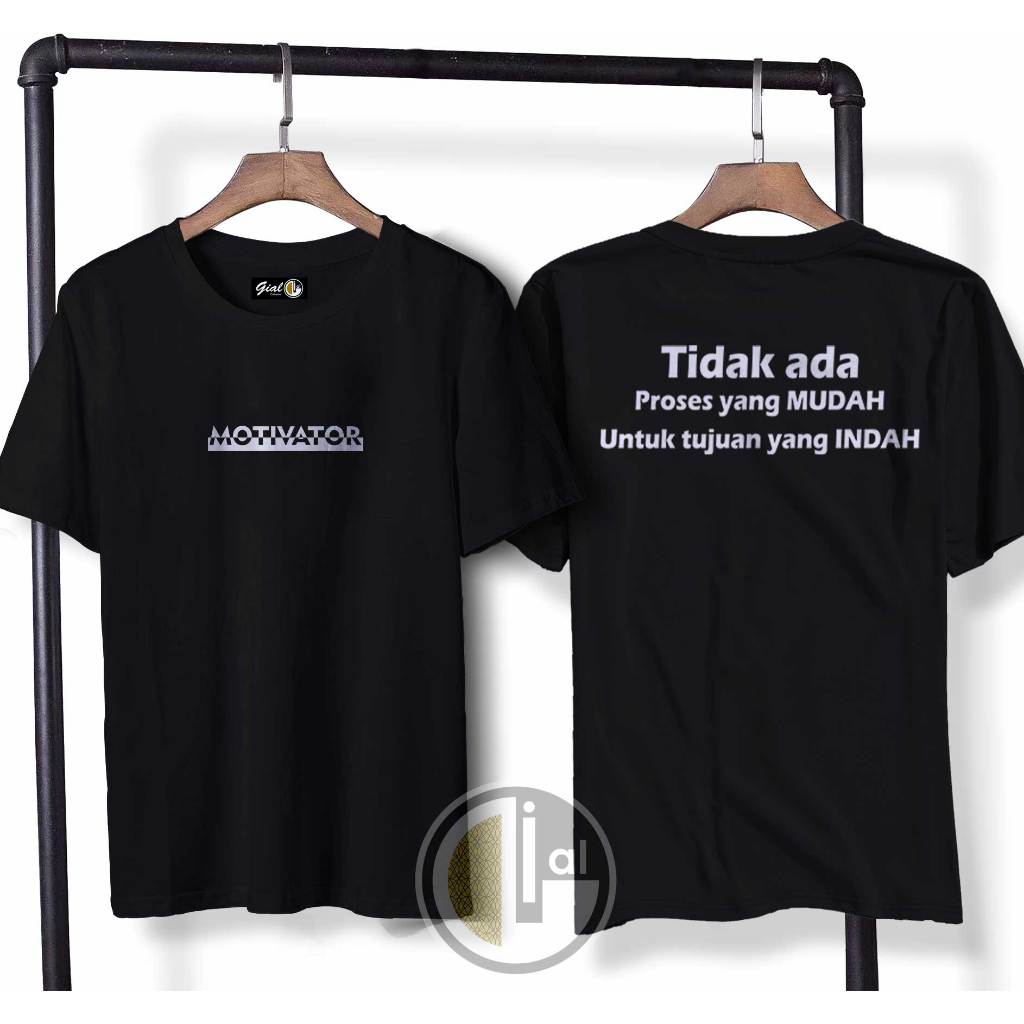 kaos distro Dewasa | Kaos kata2 motivasi.2 | Kaos Lengan Pendek