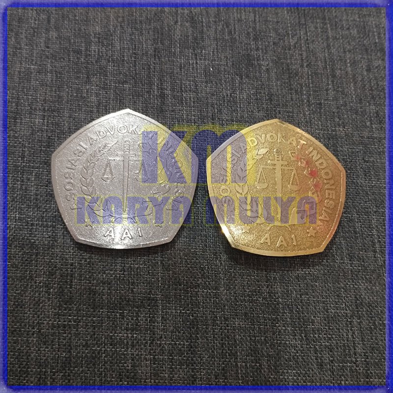 Bros Pin Asosiasi Advokat Indonesia - Pin Logo Pin Advokat Indonesia - AAI - Karya Mulya
