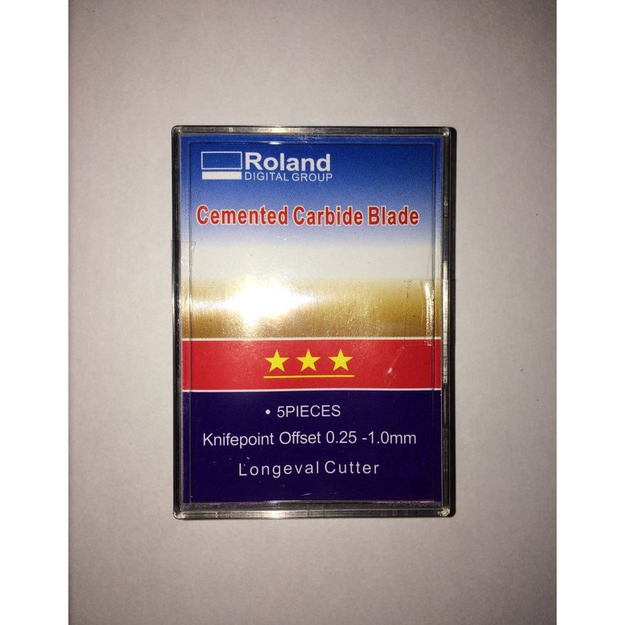 

Mata Pisau Mesin Cutting ROLAND 45 Degree isi 5 t R8N9
