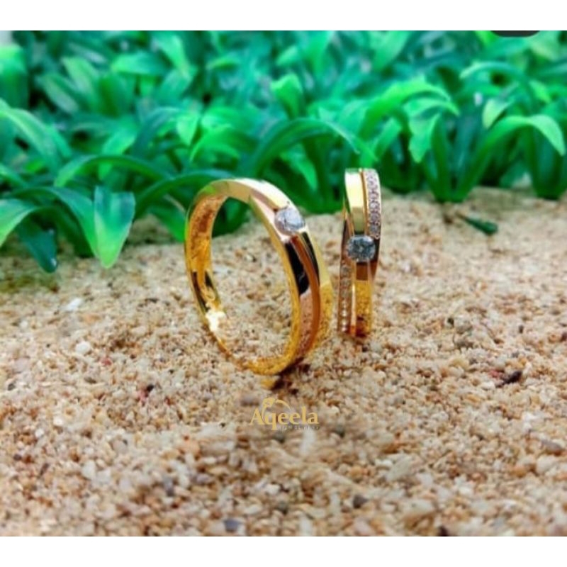 Cincin Lamaran Tunangan Nikah Emas Perak
