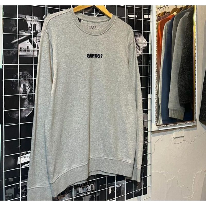 Crewneck Original Brand Guess Second Sweater Sweatshirt