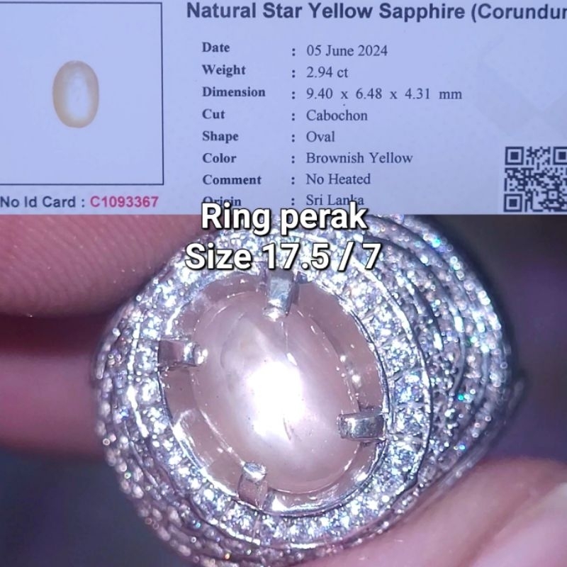 UNIQUE COLOUR star sapphire ceylon safir srilanka