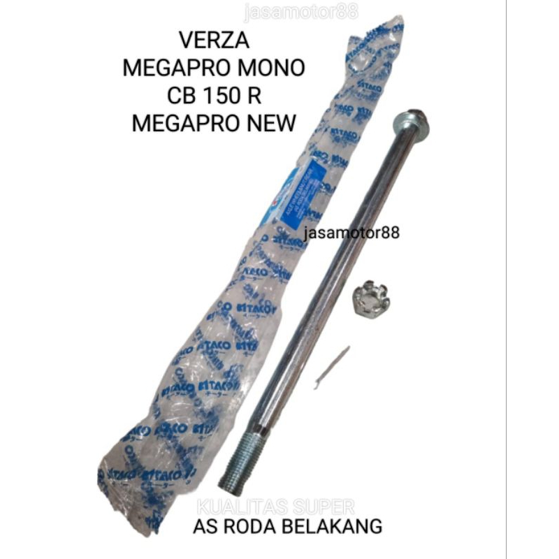AS RODA BELAKANG VERZA CB150R MEGAPRO MONOSHOCK MEGAPRO NEW